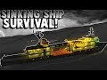 Sinking Ship SURVIVAL and RESCUE! - Stormworks Multiplayer Gameplay Challenge!