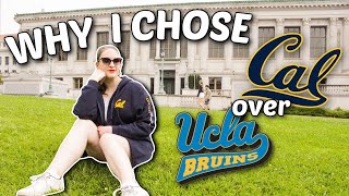 WHY I CHOSE UC BERKELEY OVER UCLA | How I made my decision + tips on picking a college