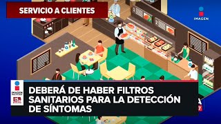 Estas son las medidas preventivas para la reapertura de restaurantes