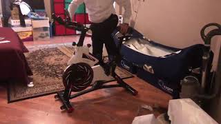 Exercise Bike, CHAOKE Indoor Cycling Bike Review, Easy to set up and easy to use