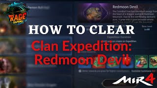 MIR4 How to clear Red Moon Devil Clan Expedition