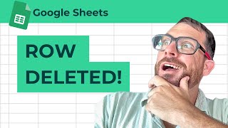 Notifiy Me when Row Deleted in Google Sheets