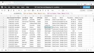 ZIP Code Lookup in a Spreadsheet - Map ZIP code to state and county and get ZIP code demographics