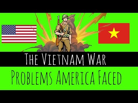 What two major problems did US troops face in Vietnam?