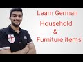 Learn German for Beginners | Furniture Names | Household Items | Möbel | German Vocabulary | A1