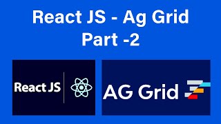 8 ReactJS + Ag-Grid Tutorial | Basic Example with Header Parameters - Part 2