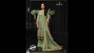 party wear designer wear organza dresses #shorts #asimjofa #designercollections #organza