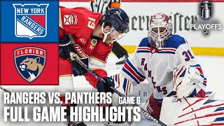 New York Rangers vs. Florida Panthers Game 6 | NHL Eastern Conference Final | Full Game Highlights
