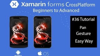 Xamarin Forms horizontal scrolling of an Image wider than the display [Tutorial 36]