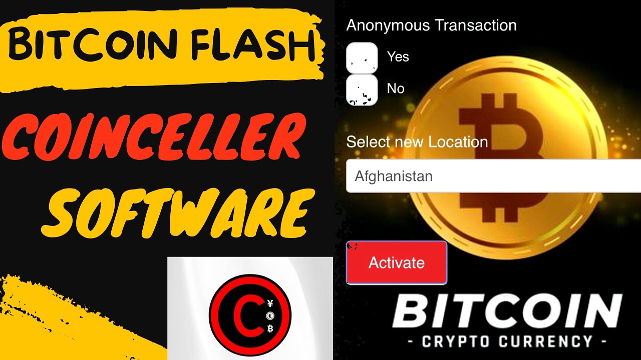 COINCELLER Bitcoin Flashing Software | BTC Flashing Working ? - YouTube