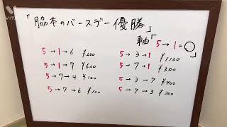 ウィナーズカップ　決勝　予想　🔥🔥🔥