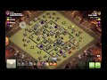 【クラクラ th9】ゴレホグ戦術で全壊を取る方法を紹介 no.27