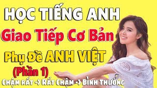 Học Tiếng Anh Giao Tiếp Cơ Bản - Phụ Đề Anh Việt - Phần 1 - Chậm và Dễ Dàng