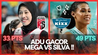 DUEL SENGIT MEGA VS SILVA ! RED SPARKS VS GS CALTEX ROUND 4 !?