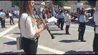 banda di Trasacco e banda città di Celano a San Cesidio