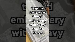 🩶✨Organza party wear sarees✨🩶👉🏻|| limited stock ||👈🏻#saree #organza #celebrity #marriage