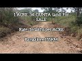 1 ACRE 34 GUNTA LAND for SALE|| Contact MAHADEVU 9448622855||