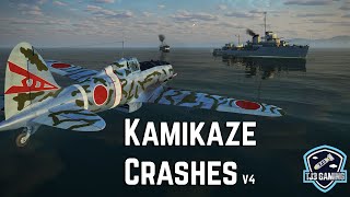 Epic Kamikaze Crash Compilation - IL2 Sturmovik Great Battles Historical Combat Flight Simulator V4