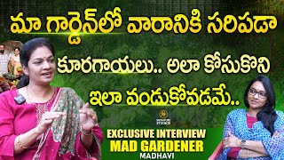 అలా కోసుకొని ఇలా వండుకోవడమే |@MADGARDENER Mad Gardener Madhavi Special Interview | Signature Studios