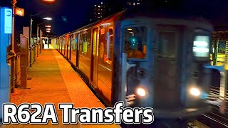 ⁴ᴷ⁶⁰ R62A Transfers passing through Jackson Avenue