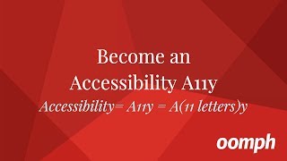 How to become an Accessibility A11y