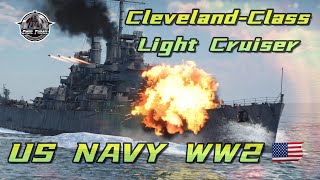 USS Cleveland \u0026 USS Fargo - USN Light Cruisers - History \u0026 Guide