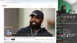 Forsen Reacts to Kanye West exclusive: Tucker Carlson story behind White Lives Matter shirt