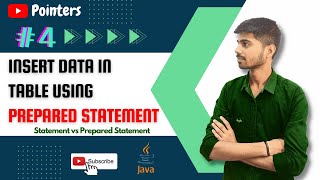 How to insert Data in Table using JDBC #4 | Statement vs Prepared Statement | Database | Pointers