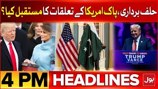 Donald Trump Oath Taking Ceremony | BOL News Headlines At 4 PM | Pak US Relation | 190 Million Pound