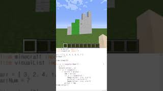 CIT Minecraft Python Sort / Search Algorithms 4