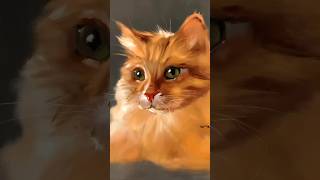 Mr. Brownie - Procreate - Cat #digitaloilpainting #art #cat