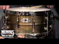 Pearl 14x6.5 Sensitone Premium Beaded Brass Snare Drum - Patina Finish