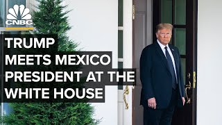 President Trump signs a joint declaration with Mexico's President — 7/8/2020