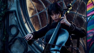 Wednesday playing cello (scene) | Wednesday Netflix