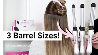 3 Barrel Sizes | Rotating Curling Iron | #Beachwaver Co.