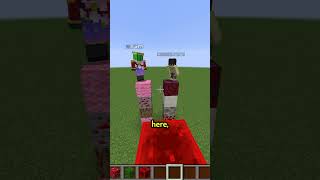 we try our best to place the same block telepathically #shorts #minecraft #minecraftshorts