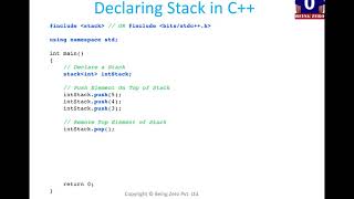 STL Stack in C++