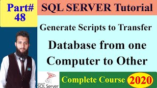SQL Complete Course | 48 - Generate Scripts to Copy Database with Tables, Stored procedures and Data