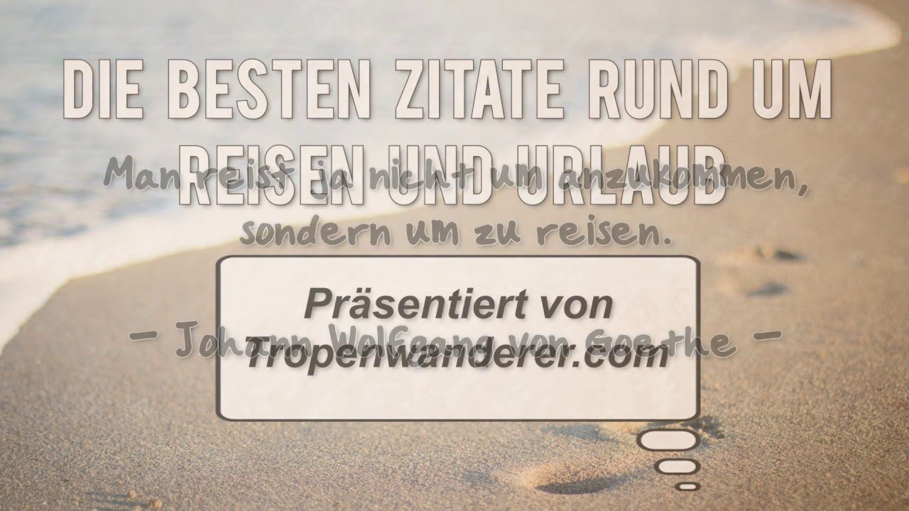 Zitaten Reisen