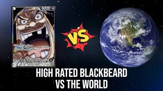 OP09 - HIGH RATED BLACKBEARD VS THE WORLD - GAMEPLAY \u0026 LIVE COMMENTARY