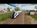 lets play simrail 2021 demo. its a train driving railway railroad simulator sim