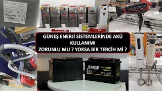 akülü veya aküsüz güneş enerjisi santrali kurmak