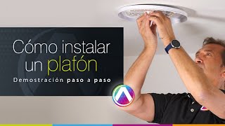 🙋‍♂️ ¡FÁCIL y RÁPIDO! Cómo instalar una lámpara plafón de techo