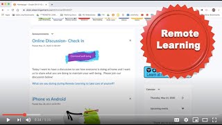 Posting in D2L Discussions Students
