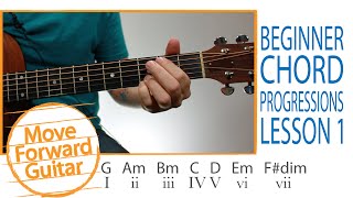 Guitar for Beginners - Chord Progressions Theory - Lesson 1