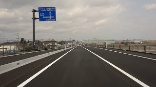 4K 国道8号線 新潟市南区 白根バイパス 下り 2019-03-12