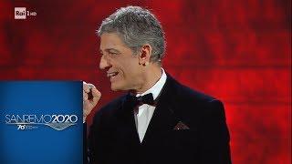 Sanremo 2020 - L'omaggio di Fiorello a Fred Bongusto