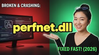 How to Fix perfnet.dll and Task Manager Errors!