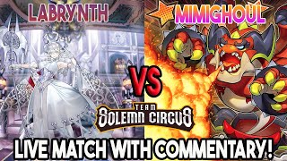 Labrynth Vs Mimighoul : Yu-Gi-Oh! Locals Feature Match | Live Duel