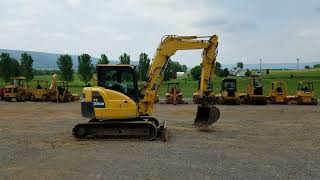 Komatsu PC88MR-8 RUNNING!